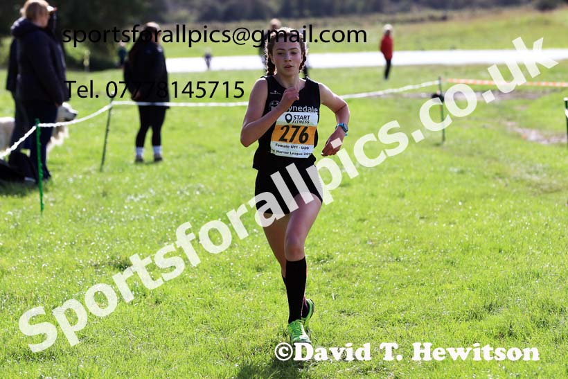 Girls under-13s 2024 Start Fitness NEHL, Thornley Hall Farm, Peterlee, Saturday, September 28th.   Photo: David T. Hewitson/Sports for All Pics